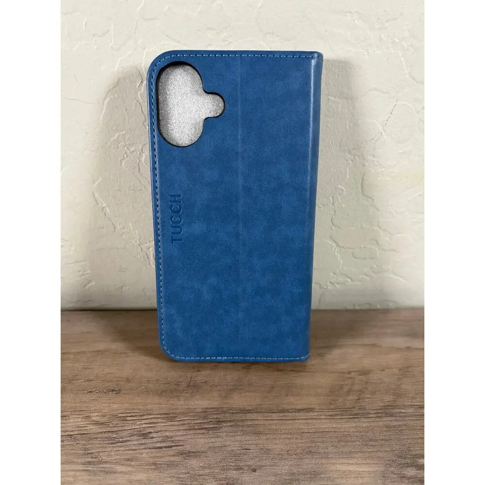 TUCCH Phone and Card, ID Holder Blue- New without Box‎ Iphone 16 Plus